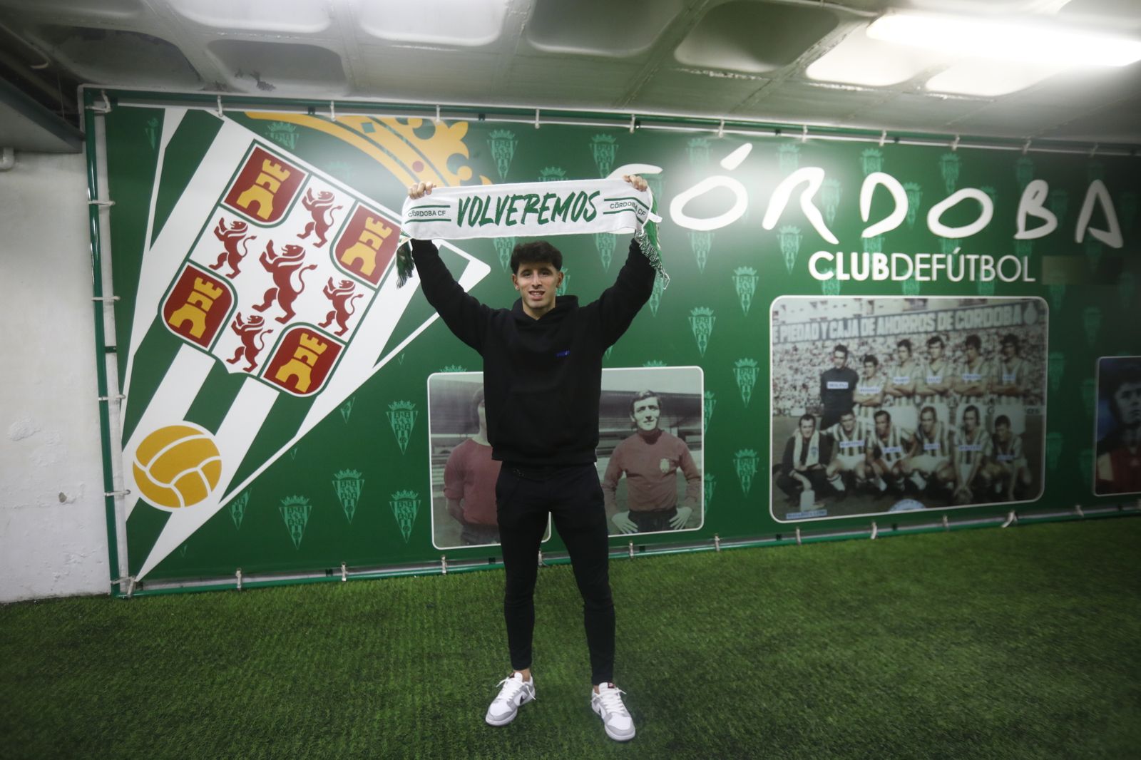 La presentación de Marco Camus en el Córdoba CF, en imágenes