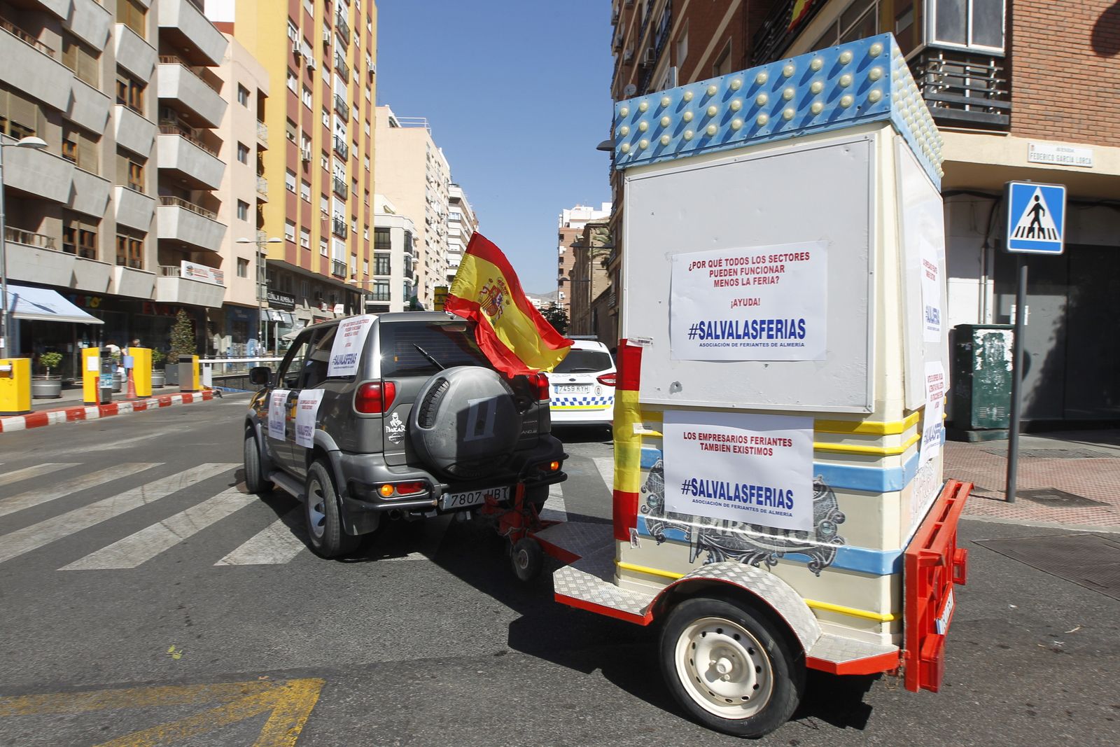 Fotogalería manifestación feriantes. Almería