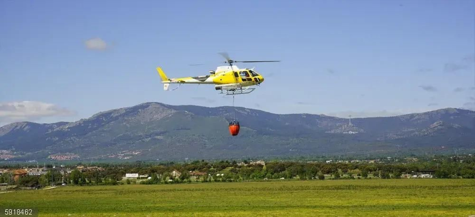 Un helicópero de extinción de incendios.