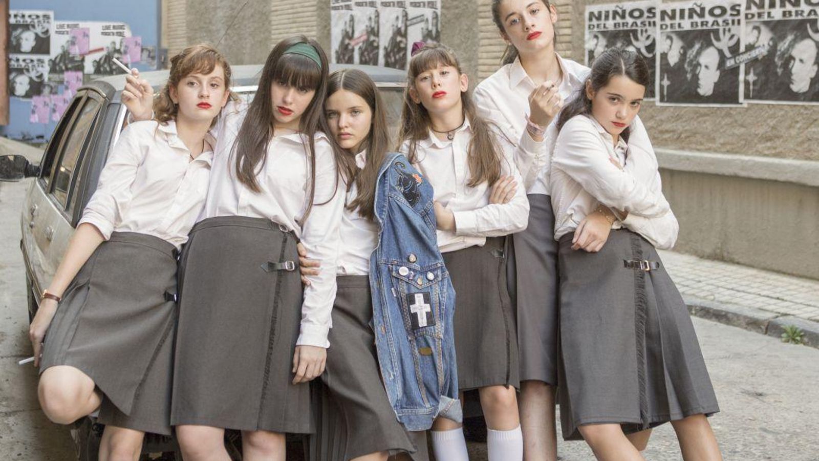 Elenco de la película 'Las niñas'.