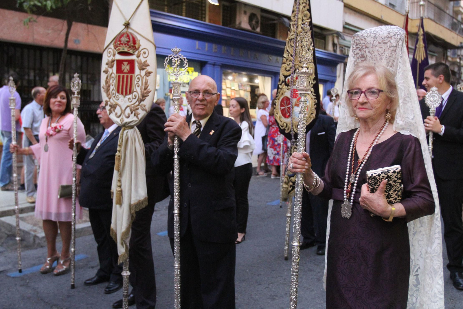 Procesión solemne de la Virgen de la Cinta.