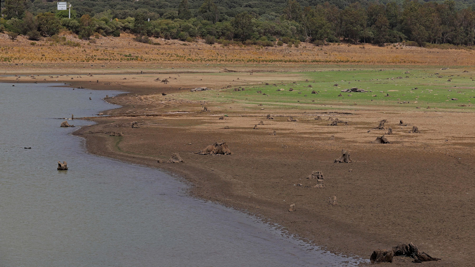 Fotos del embalse de Charco Redondo al 31 % de su capacidad Fotos del embalse de Charco Redondo al 31 % de su capacidad