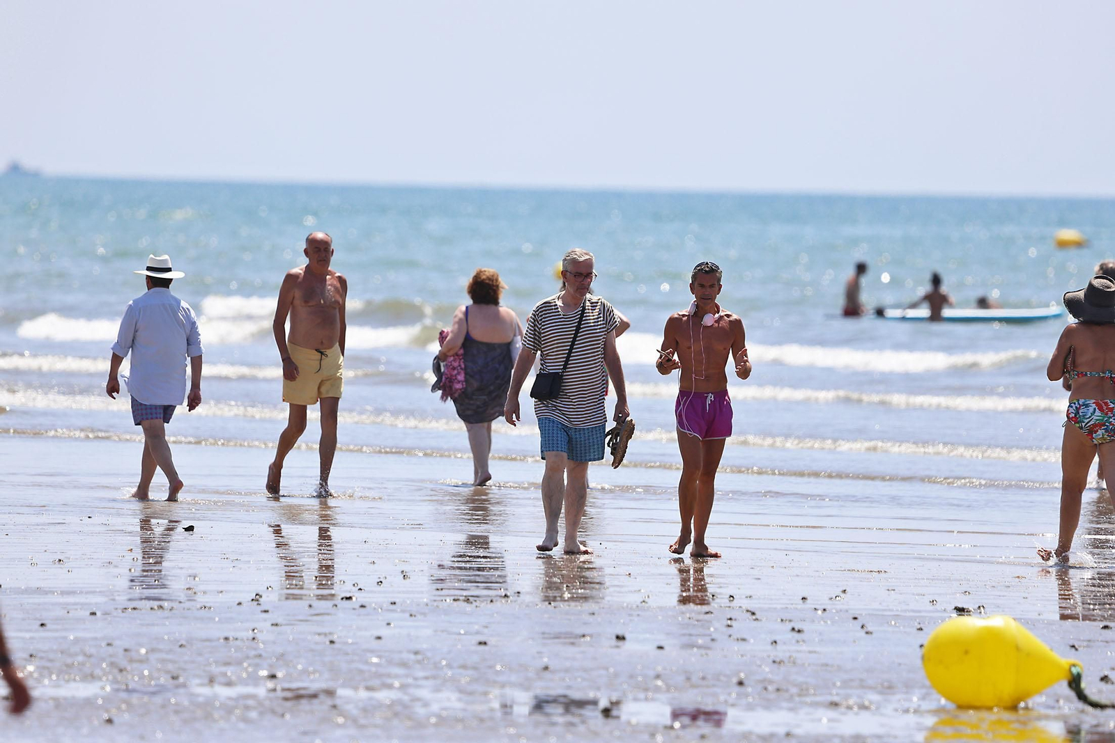 Imágenes de las playas de Huelva en la jornada de sábado
