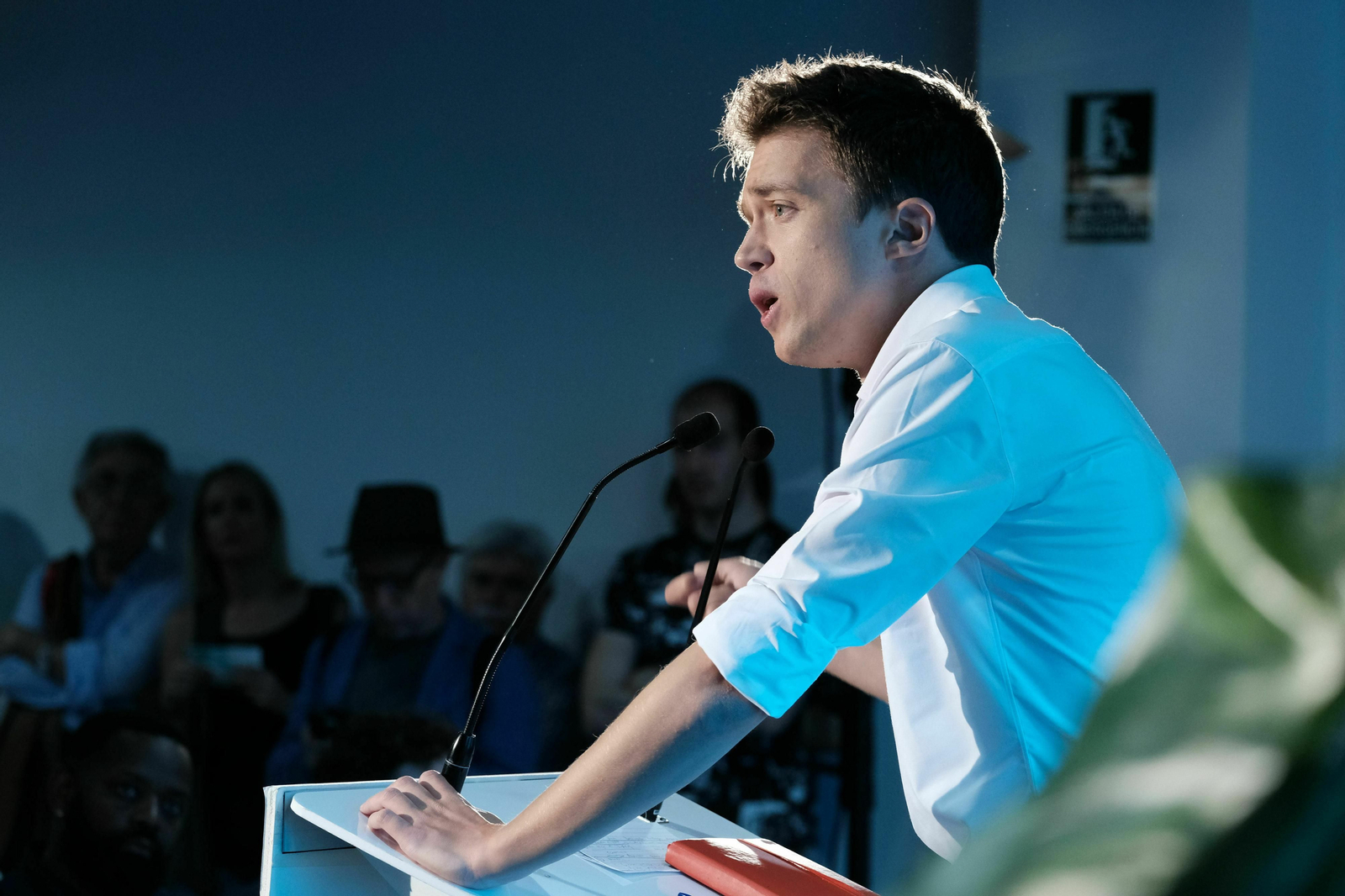 La gran novedad de estas elecciones: Más País. Su líder, Íñigo Errejón,  arranca en otro acto en Sevilla.