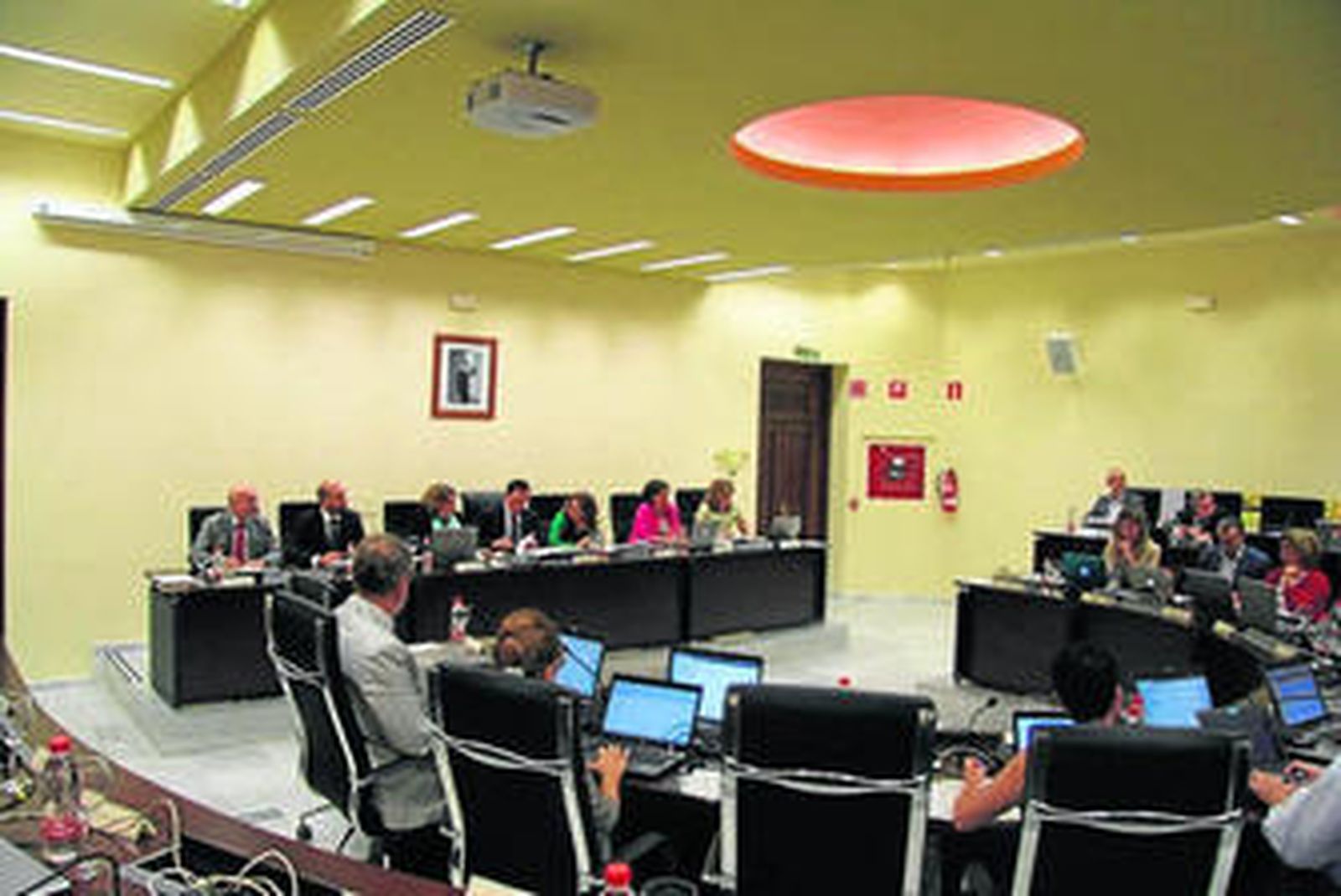 Sesión del Consejo de Gobierno de la UCO celebrado ayer.