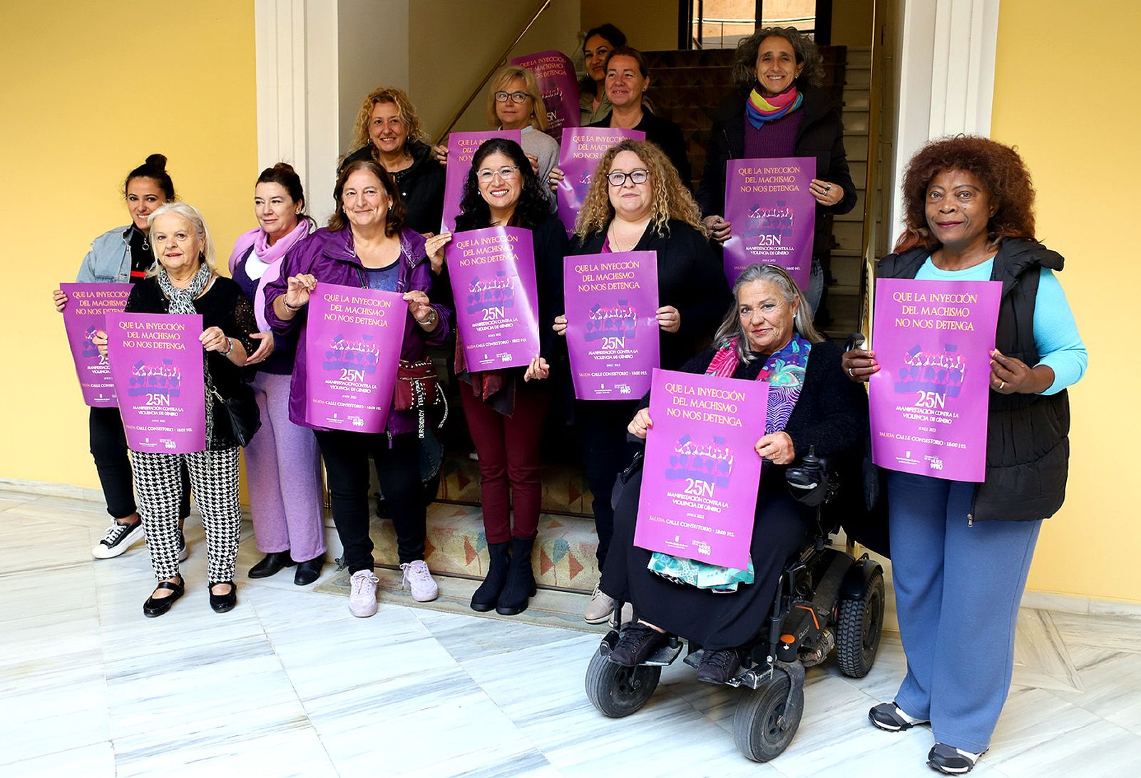 Presentación de la manifestación del 25-N en Jerez.