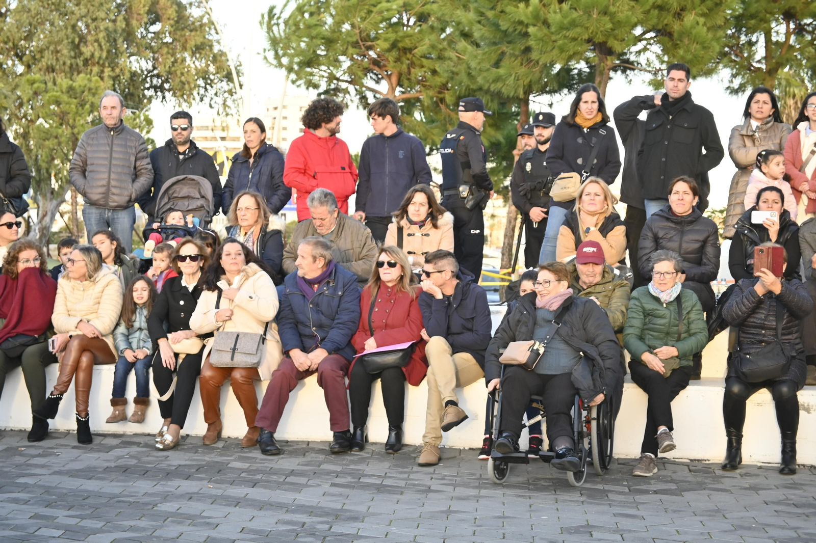 Alumbrado del Puerto de Huelva, en imágenes