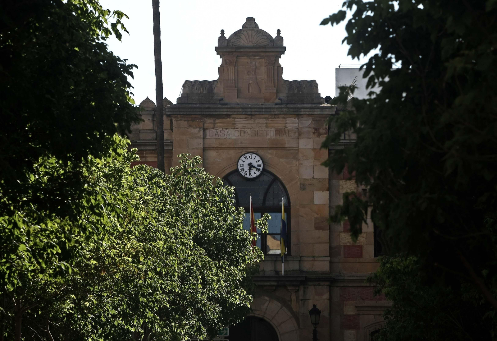 La fachada del Ayuntamiento de Algeciras.
