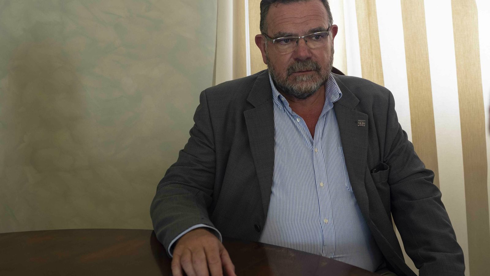 Rafael Bocero, en un momento de la entrevista