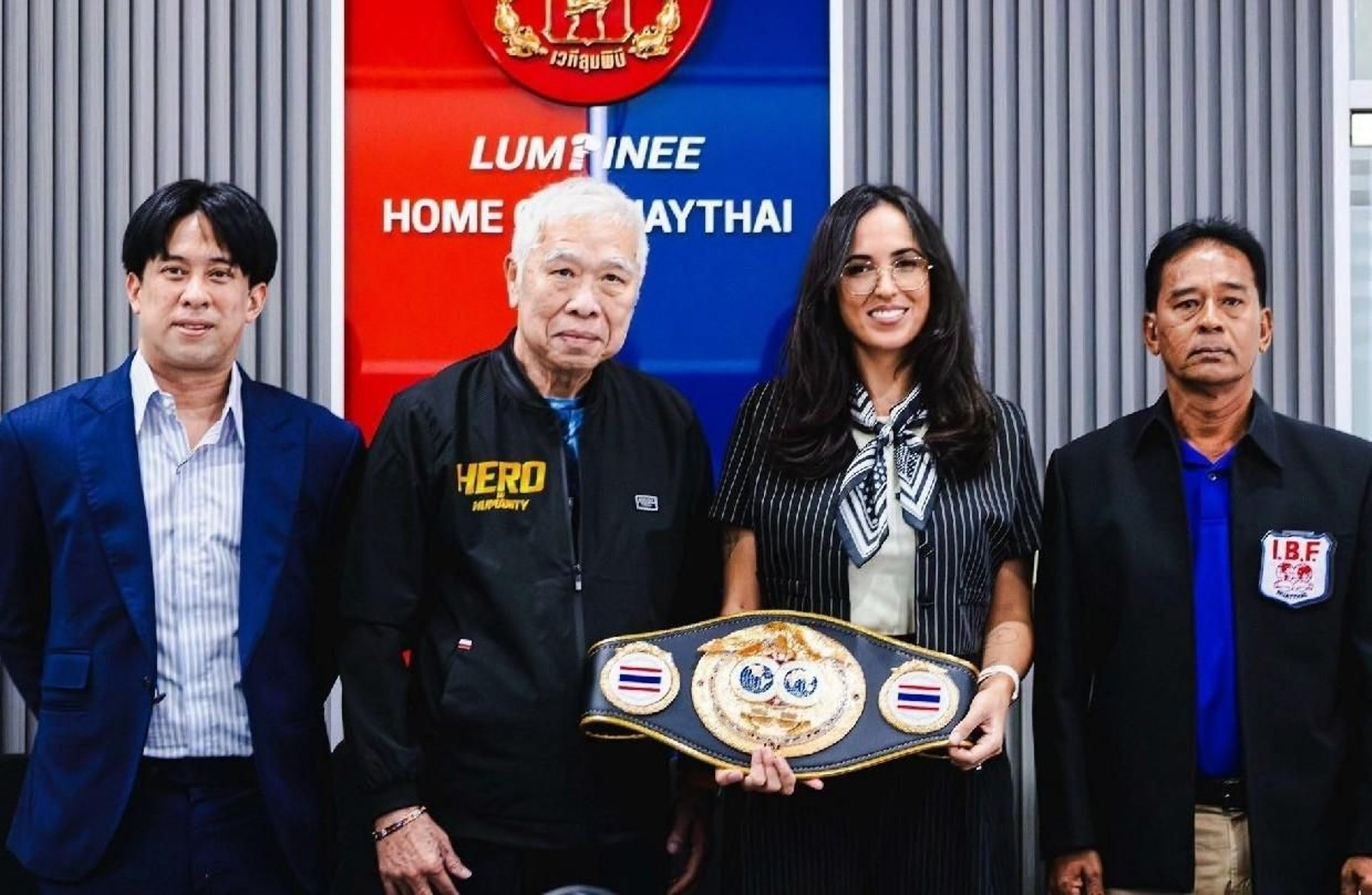 Lola Cazalilla, directora general, en la presentación del Cádiz Fight Night.