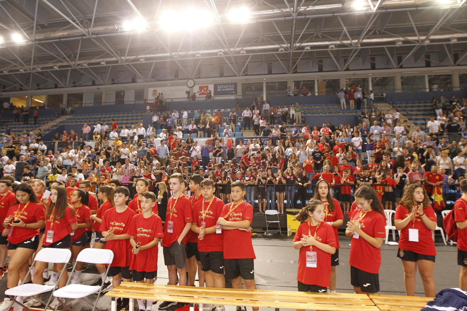 Fotogalería España-Suecia. Balonmano. Palacio Juegos Mediterráneos. Almería