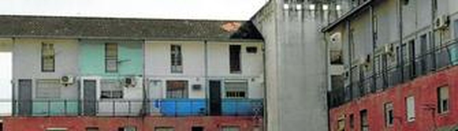 Las viviendas de Los Montecillos, ayer por la tarde.