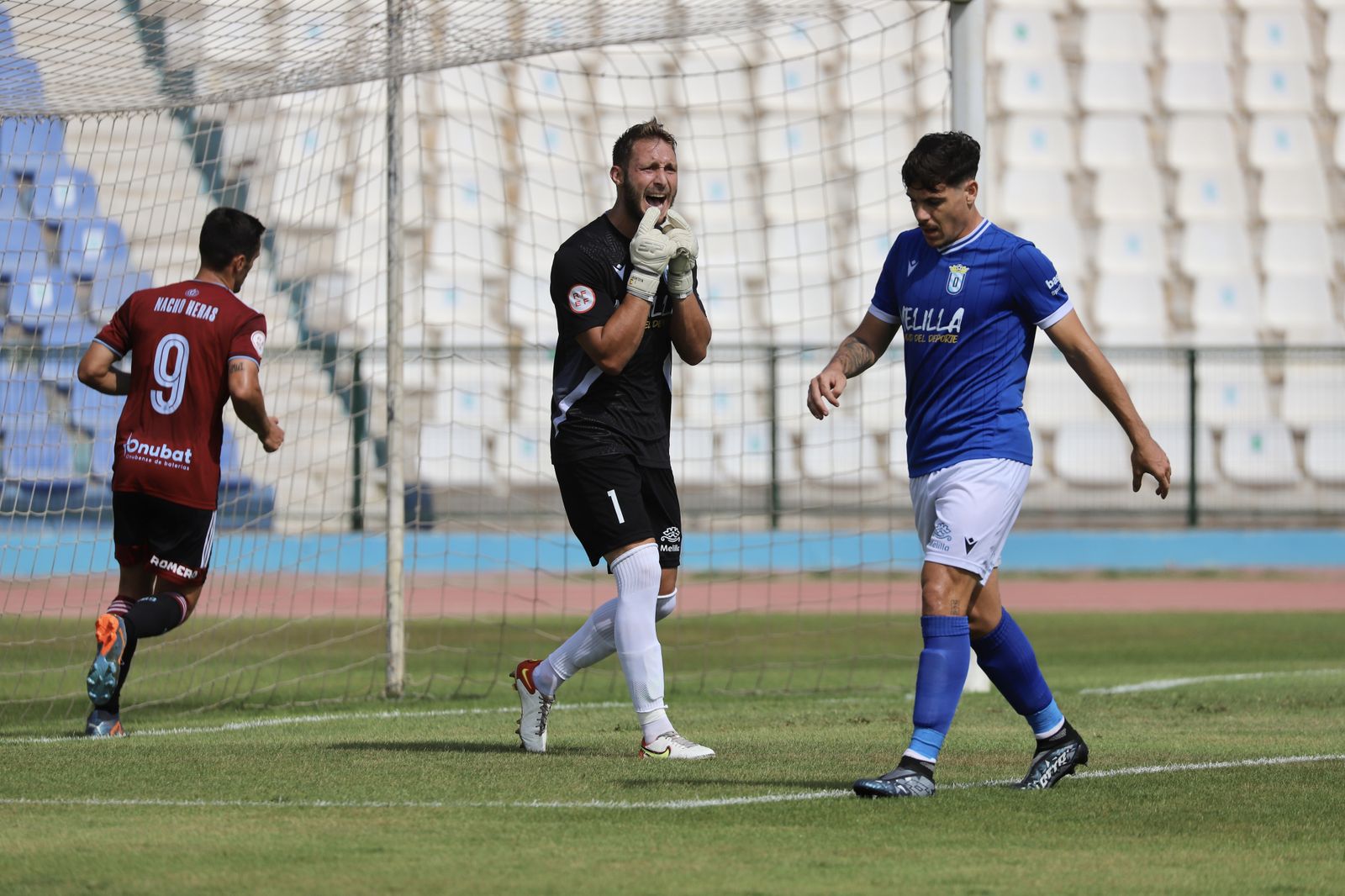 Imágenes del partido entre la UD Melilla y el Recreativo de Huelva