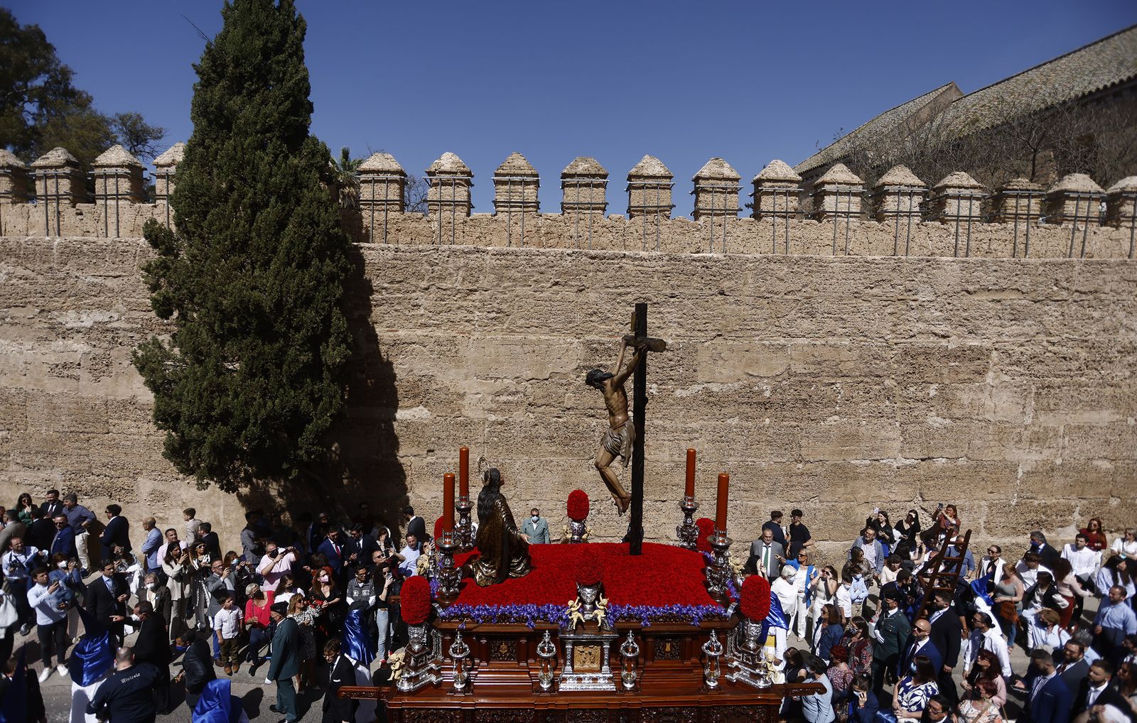 Fotos de La Hiniesta el Domingo de Ramos en la Semana Santa de Sevilla