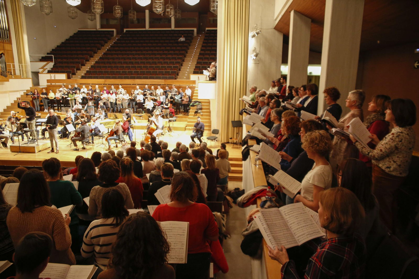 Ensayo de 'El Mesías' participativo.