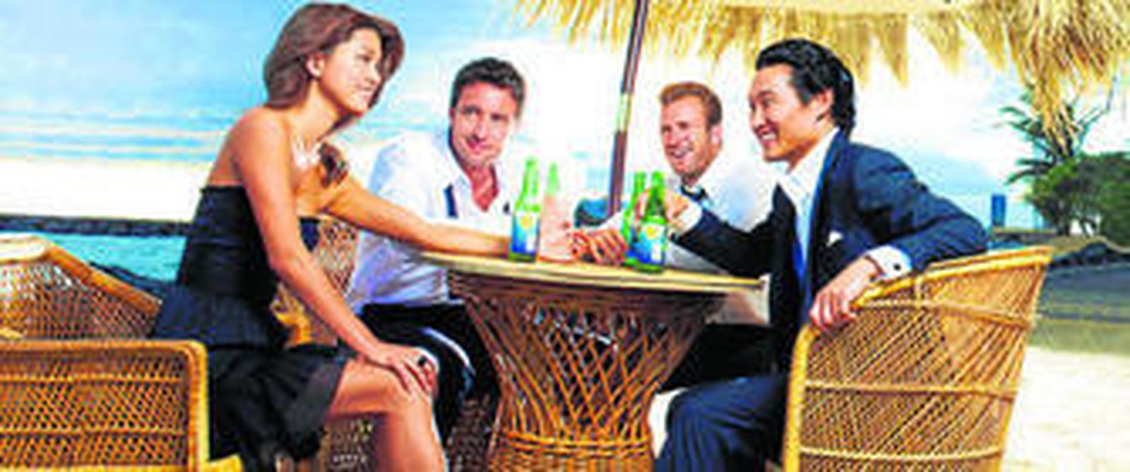 Los protagonistas de esta ficción de detectives, basada en otra que se emitió en la década de los 70.