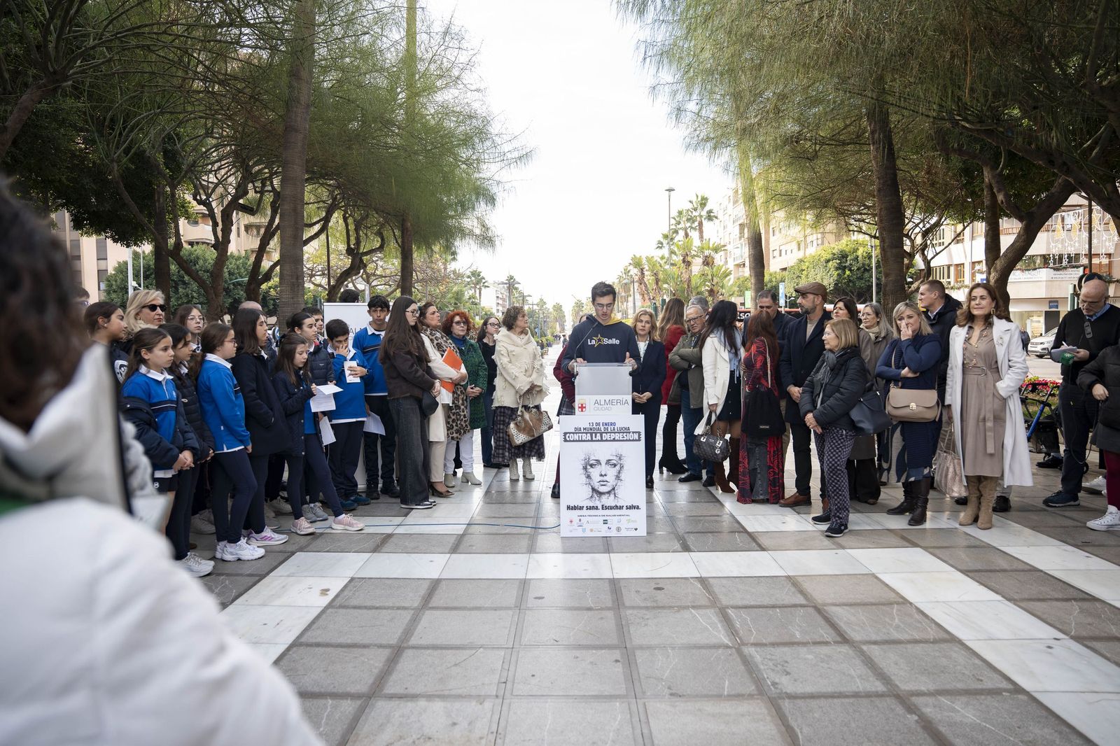 Las imágenes del acto por el Día Mundial Contra la Depresión