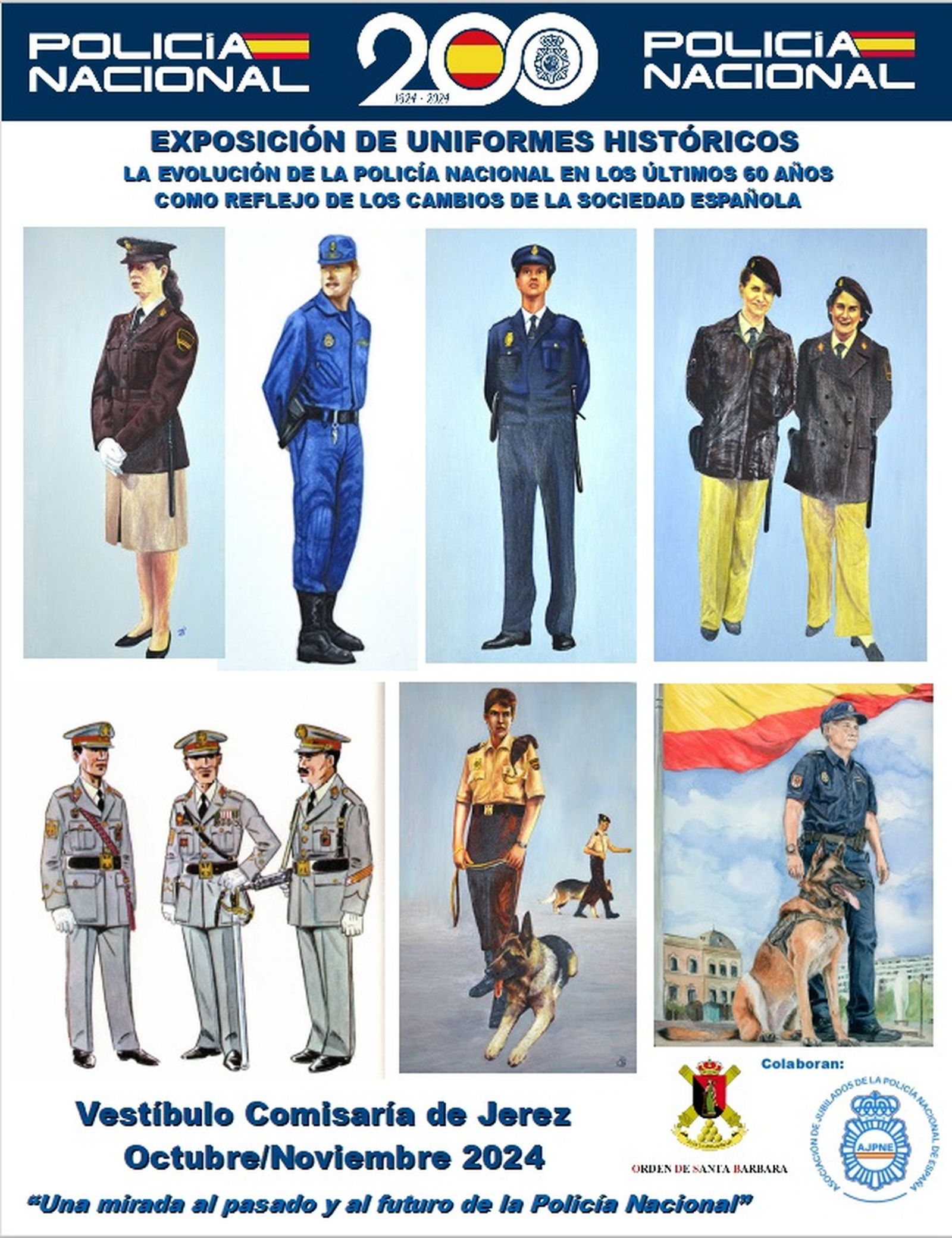 Algunos de los uniformes que se exponen.