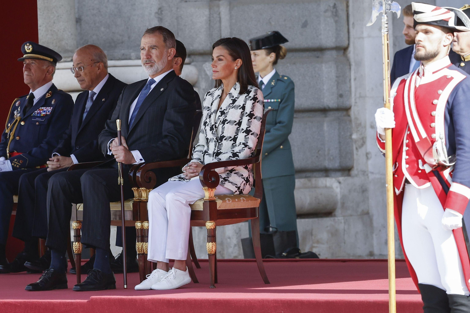 Los Reyes presiden los actos del bicentenario de la Policía Nacional