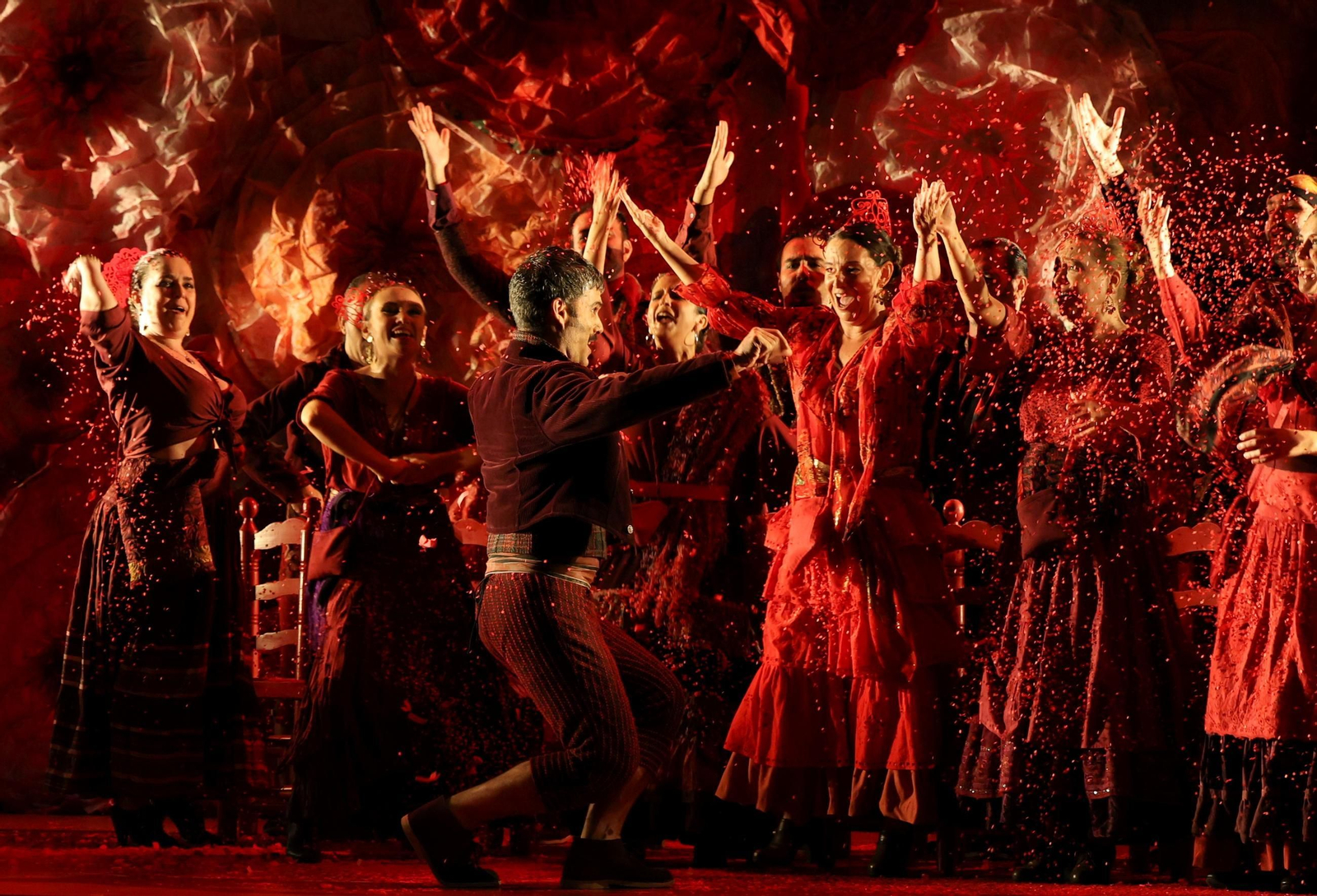 El ensayo general de 'El gitano por amor' en Málaga, en fotos