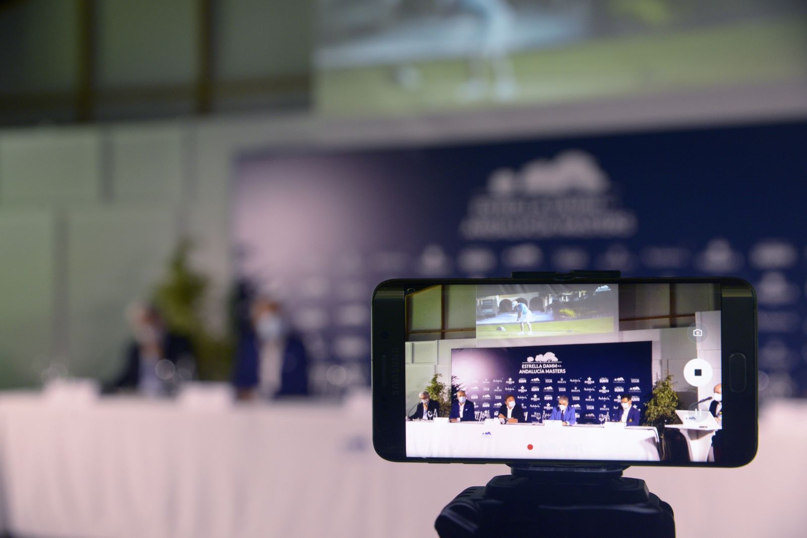 Fotos de la presentación del Estrella Damm N.A.  Andalucia masters