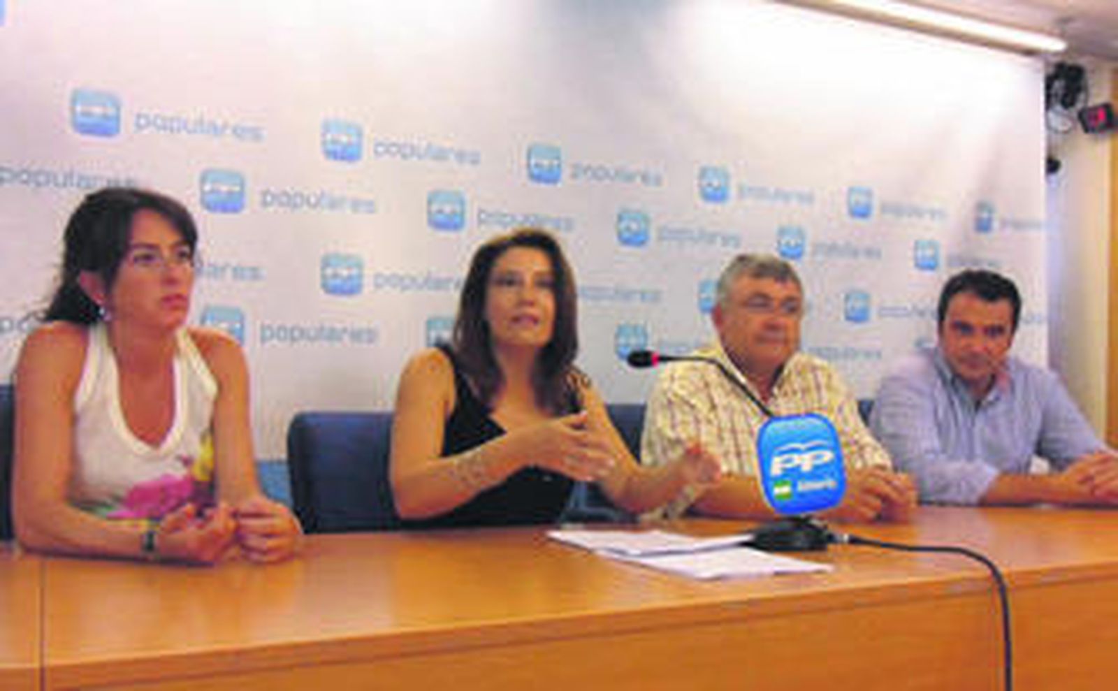 Aránzazu Martín, Carmen Crespo, José Luis Aguilar y José Cara.