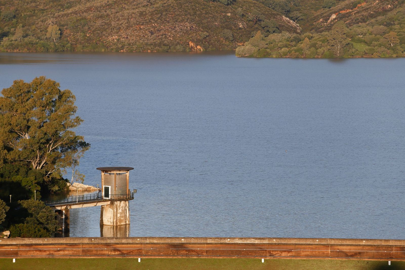 Las fotografías del embalse de Guadarranque este Día de Reyes