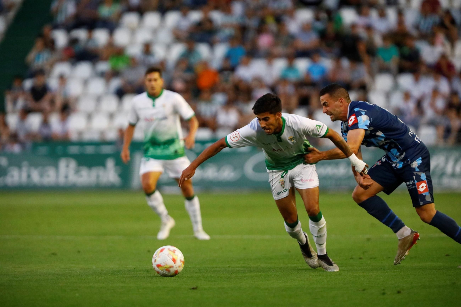 Calderón, durante el choque ante el Racing de Ferrol de hace dos cursos.