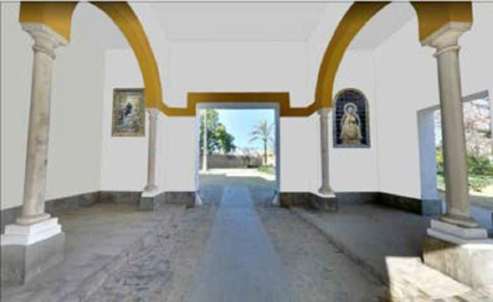 La nueva ubicación propuesta para los azulejos.