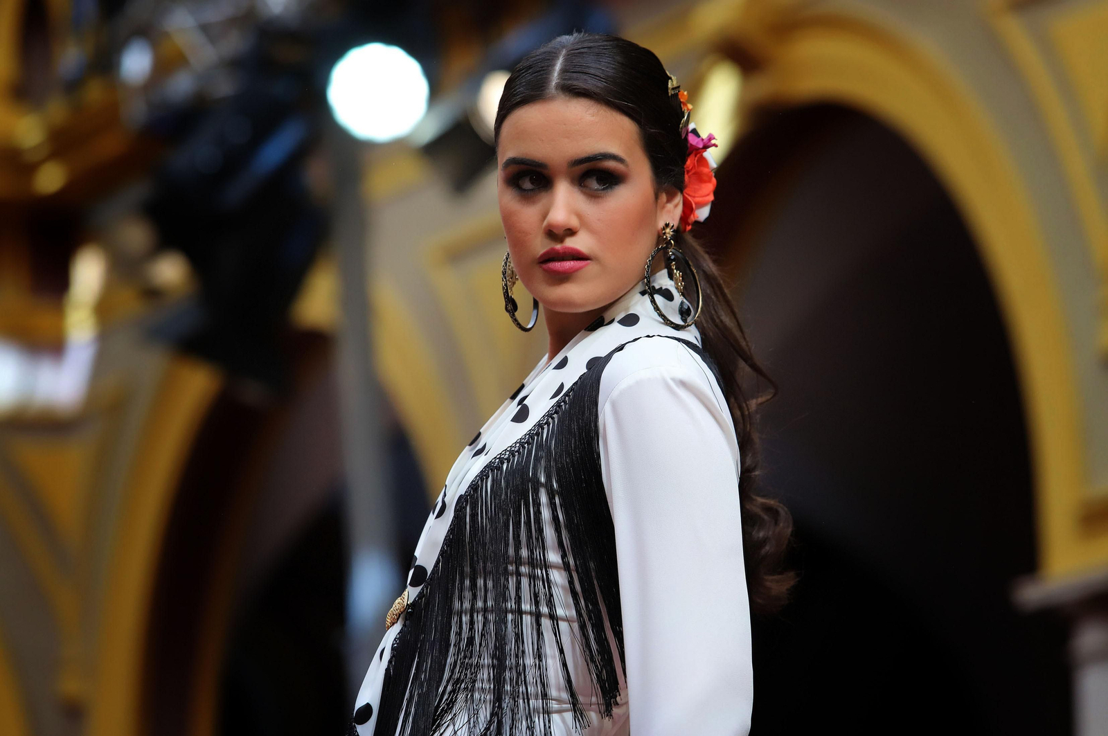 Huelva Flamenca 2023. Imágenes del desfile benéfico de El Ajolí a favor de Cruz Roja Española