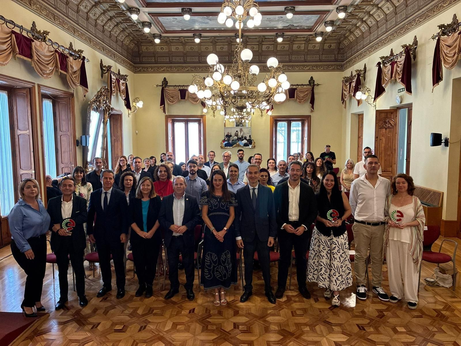 Foto de familia en el Día de la Empresa Andaluza.