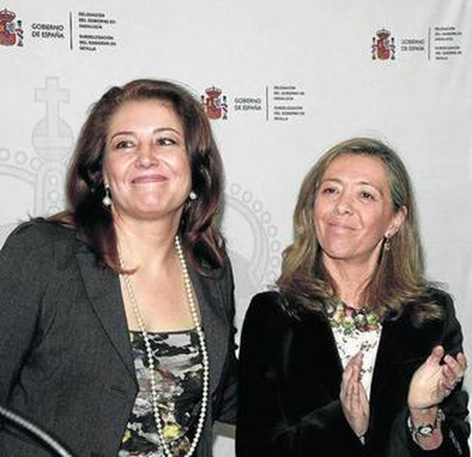 Carmen Crespo y Felisa Panadero.