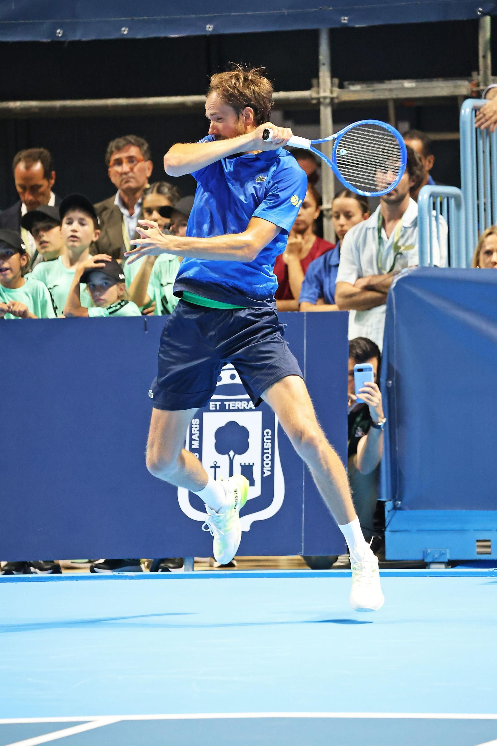 Imágenes de la final masculina de la Copa del Rey de tenis entre Daniil Medvedev y Alejandro Davidovich