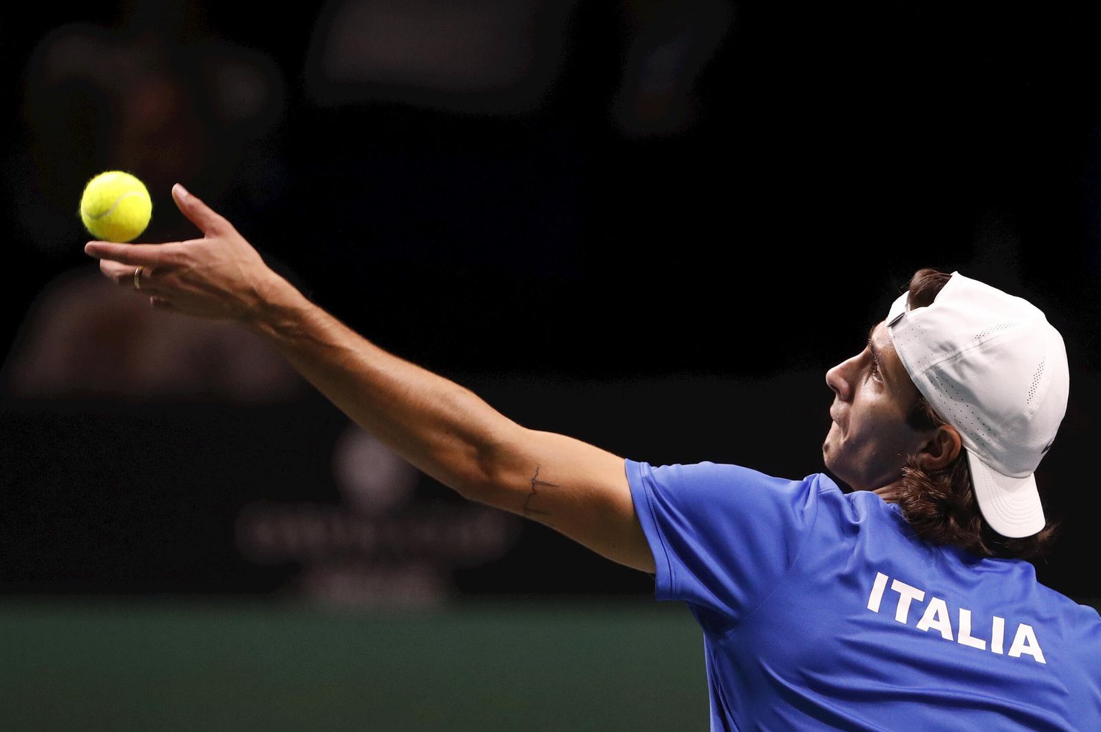 Felix Auger Aliassime - Lorenzo Musetti de la Copa Davis de Málaga