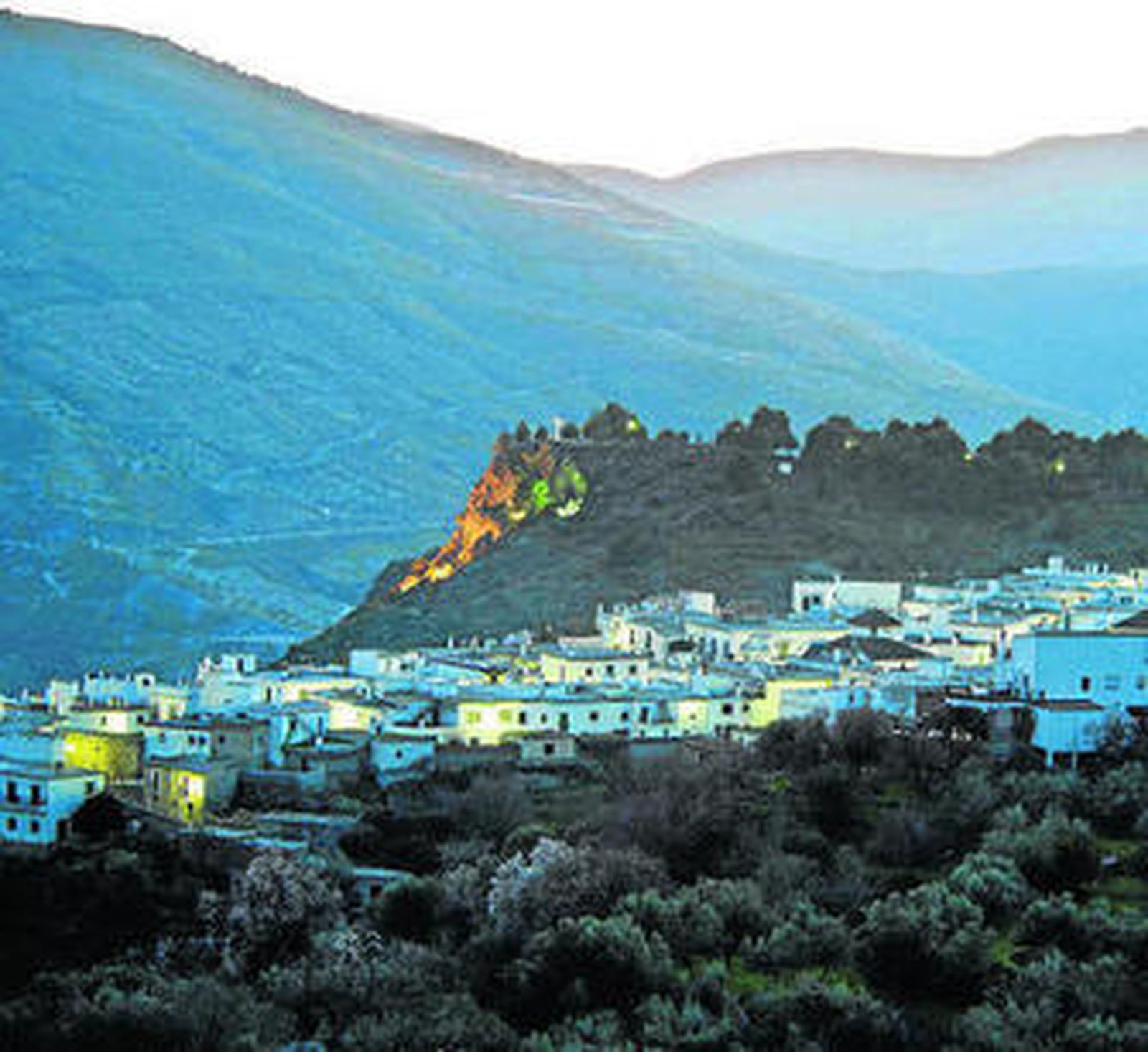 Vista de Almegíjar, uno de los rincones de la Alpujarra.