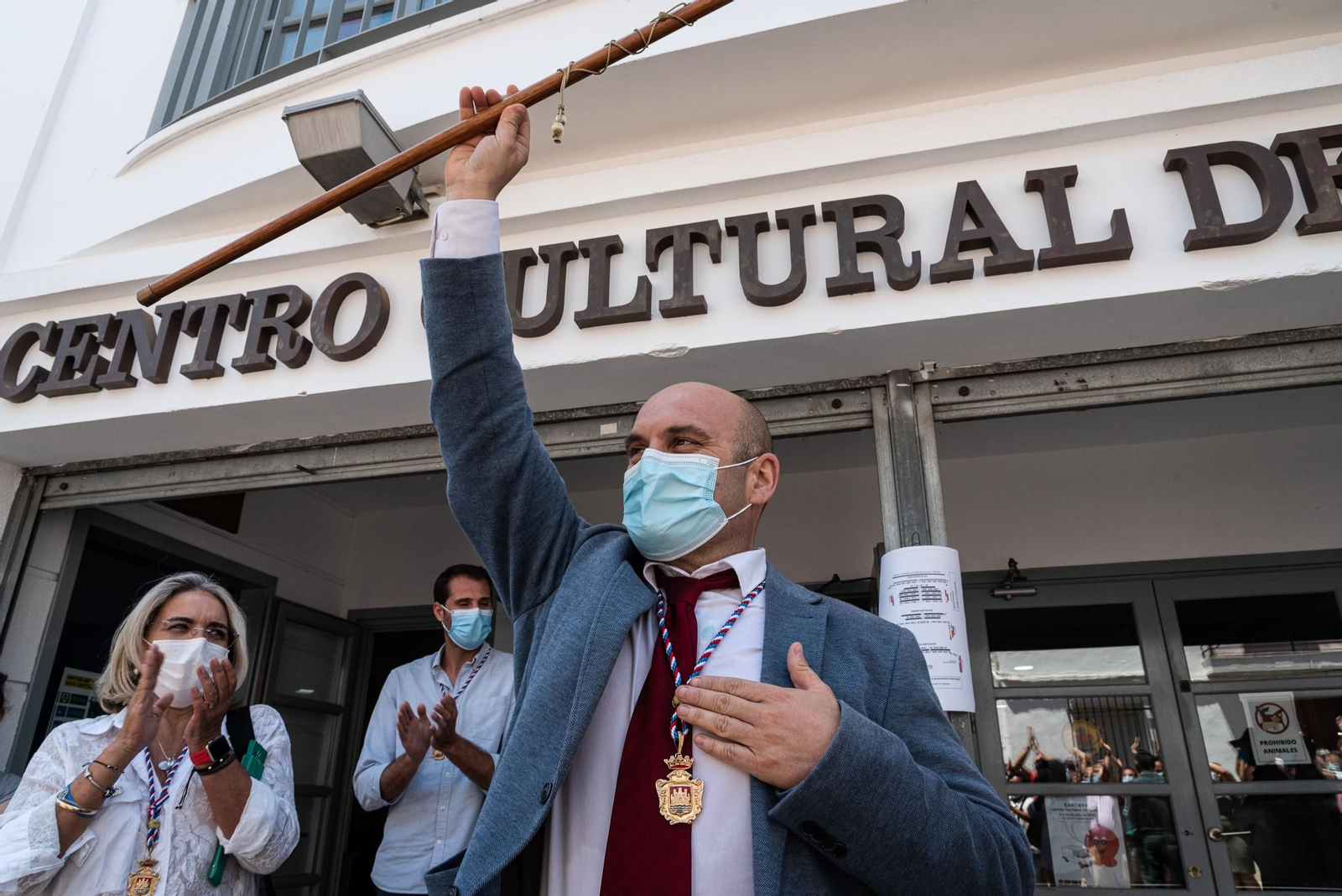 Imágenes de la sesión de moción de censura en el Ayto. De Cartaya