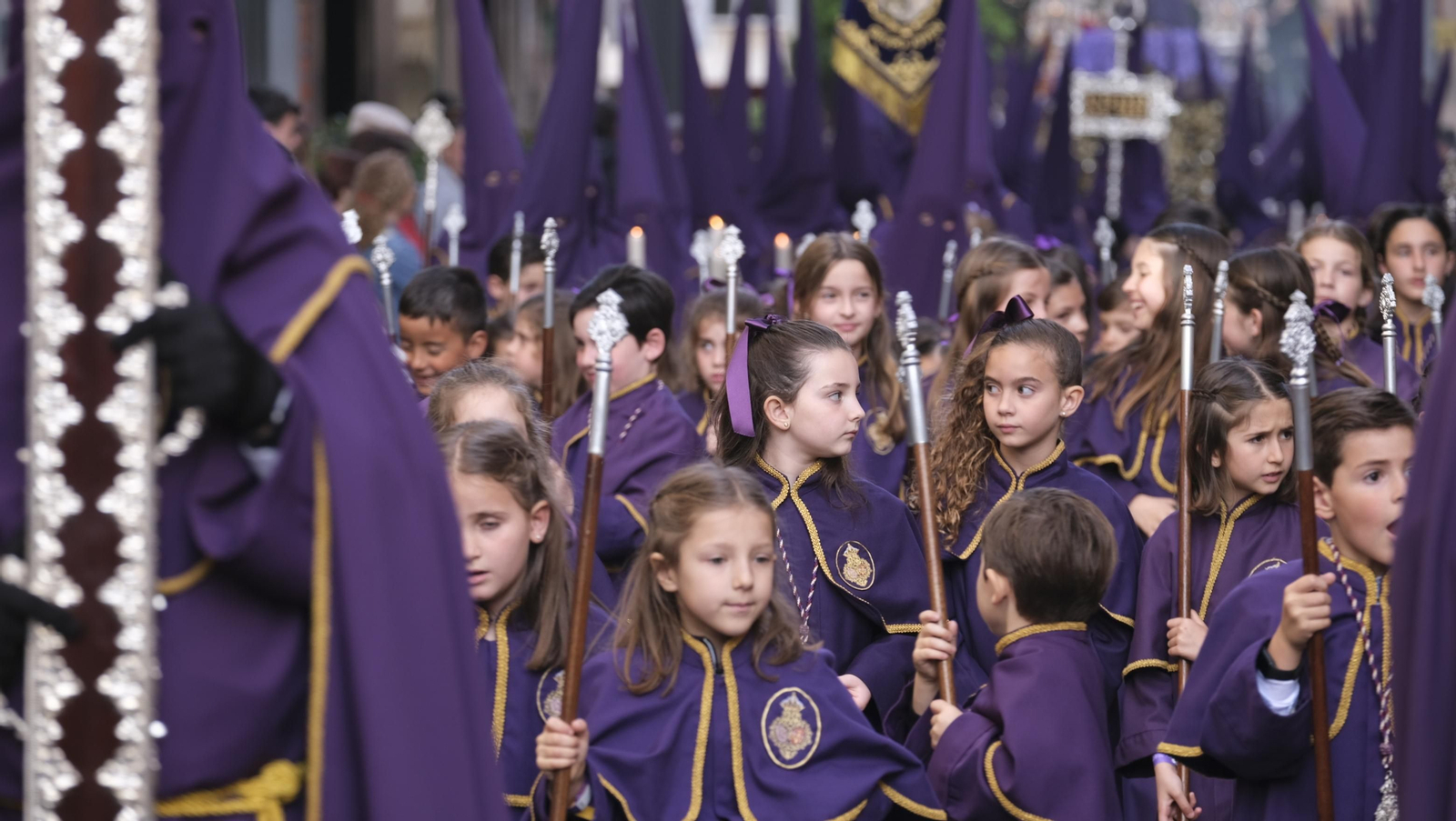 La procesión de Pasión en Almería, en imágenes