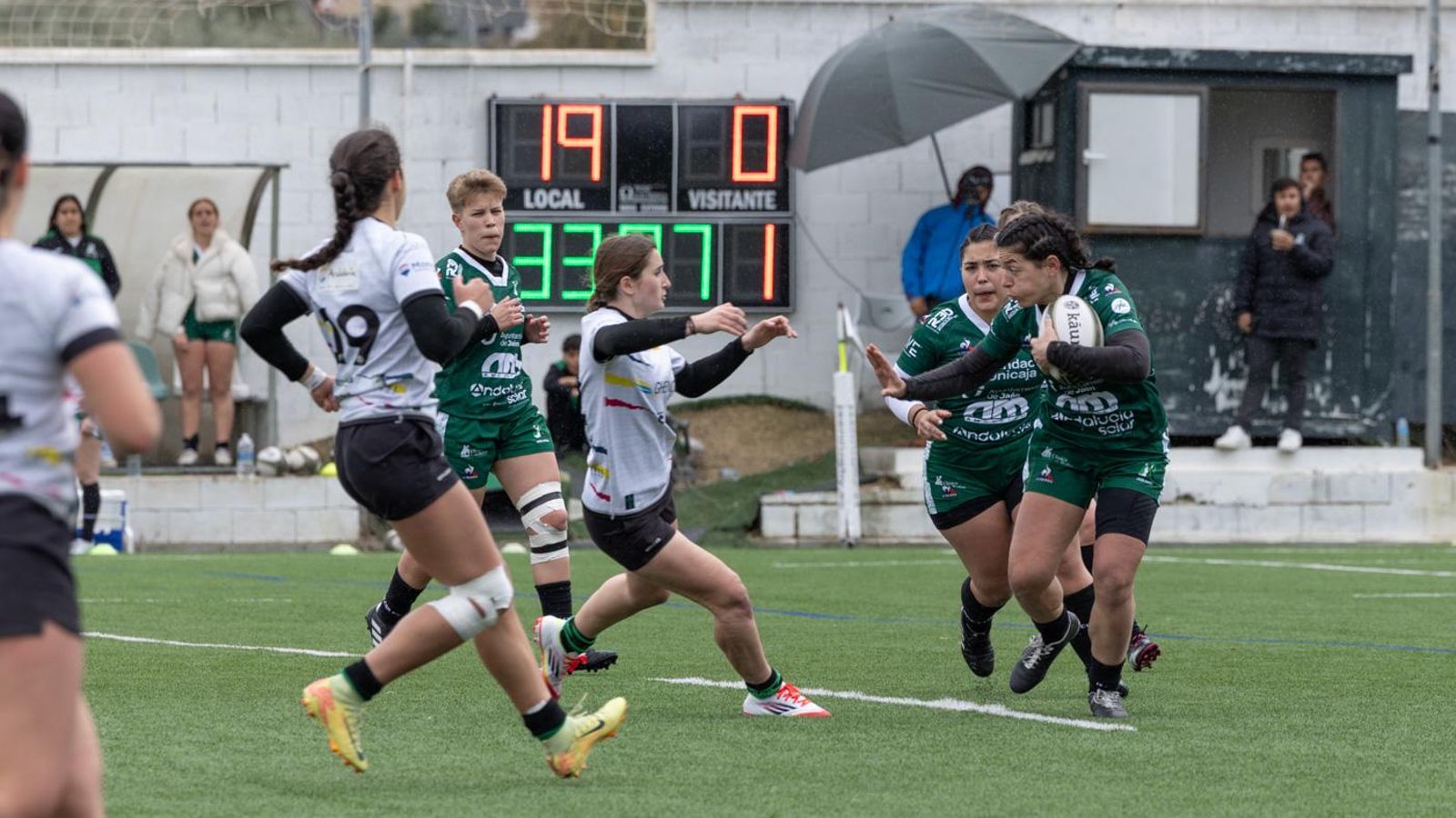 La alegría por el título de campeonas de Jaén Rugby femenino, en imágenes