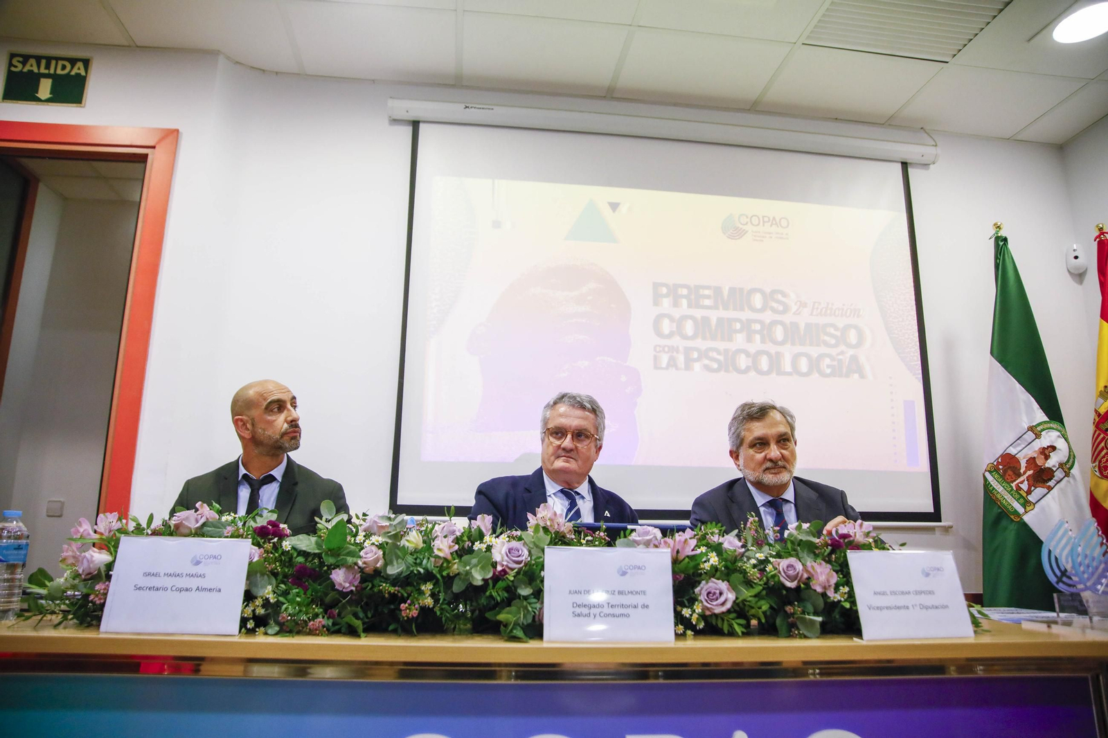 Las imágenes de la entrega de los Premios Compromiso con la Psicología en la sede del COPAO en Almería