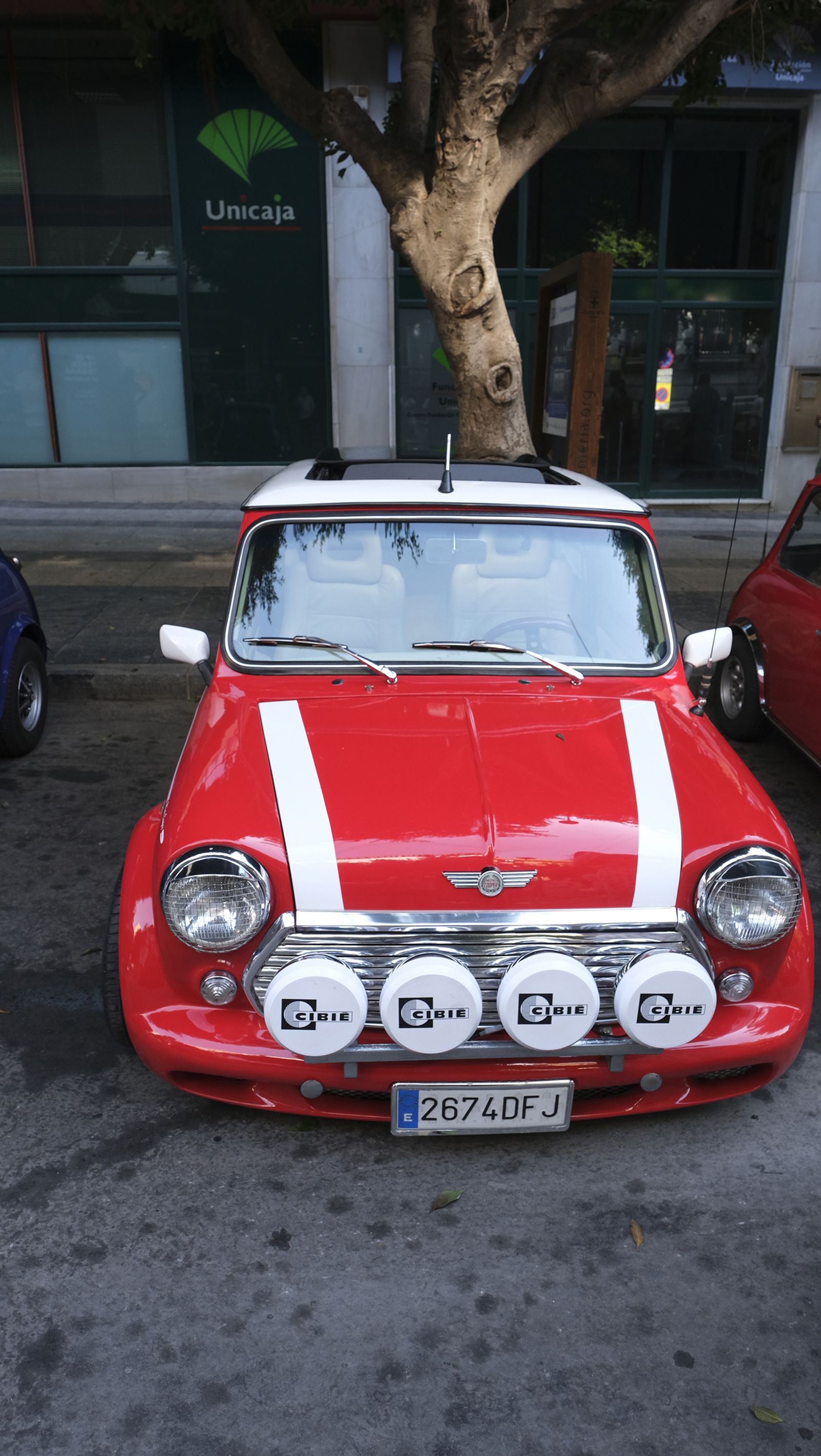 Imágenes de la exposición de Amigos del Seat 600 y Mini Cooper, en la Feria de Almería