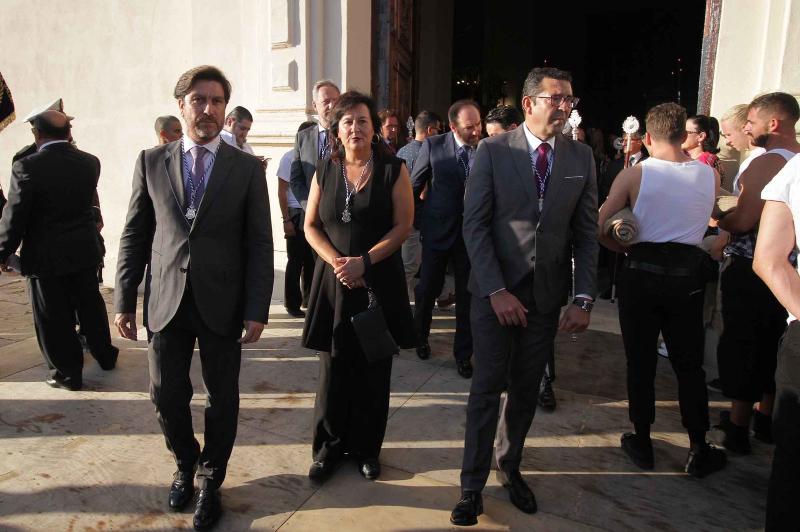Imágenes del Señor de Pasión en la procesión del centenario de la hermandad