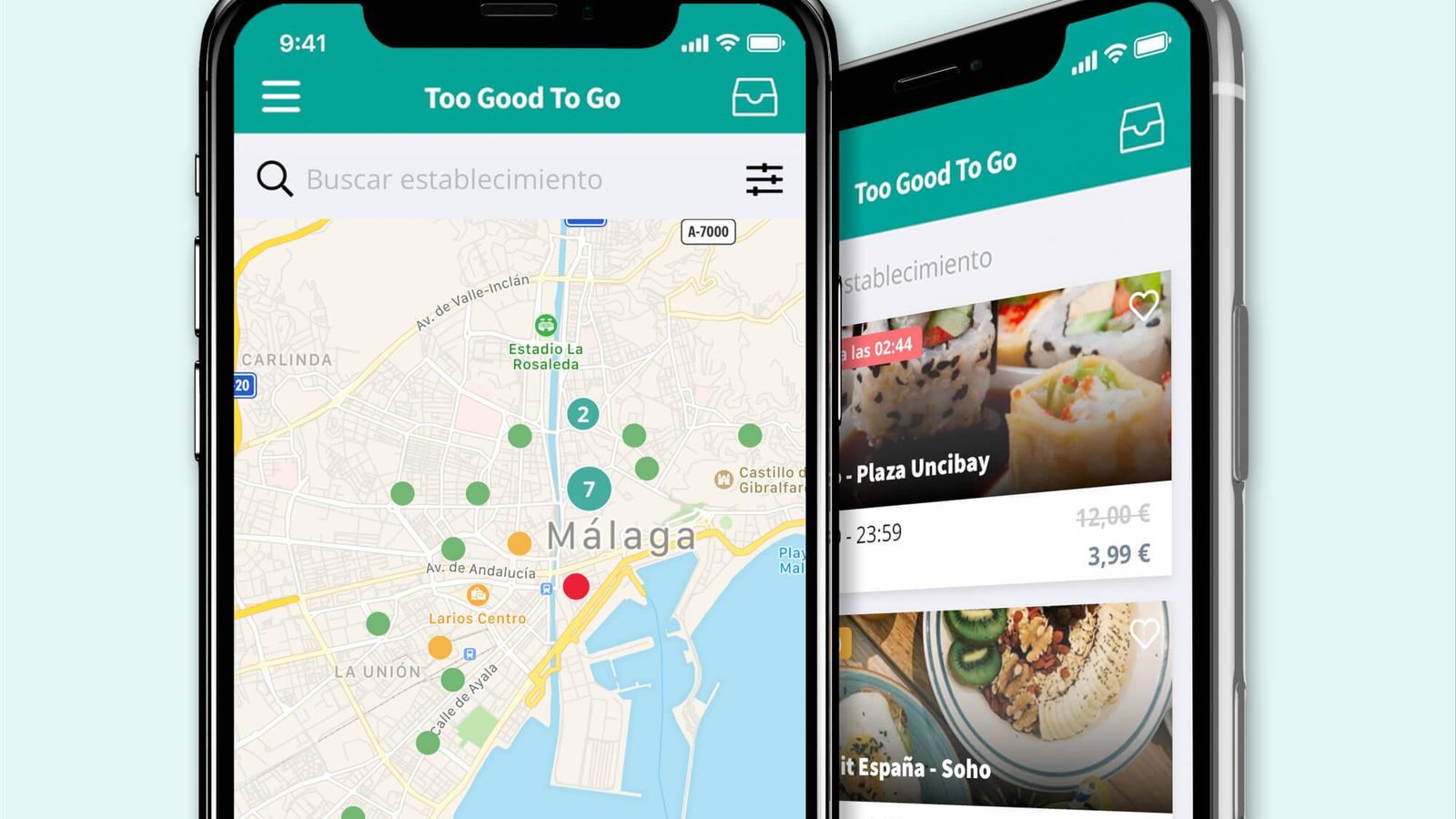 Diseño de la app Too Good To Go