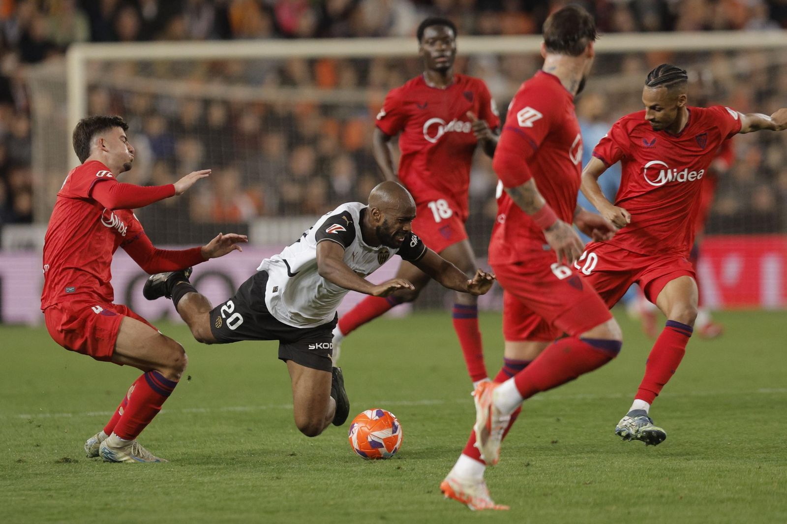 Valencia - Sevilla: las mejores fotos del partido de Liga