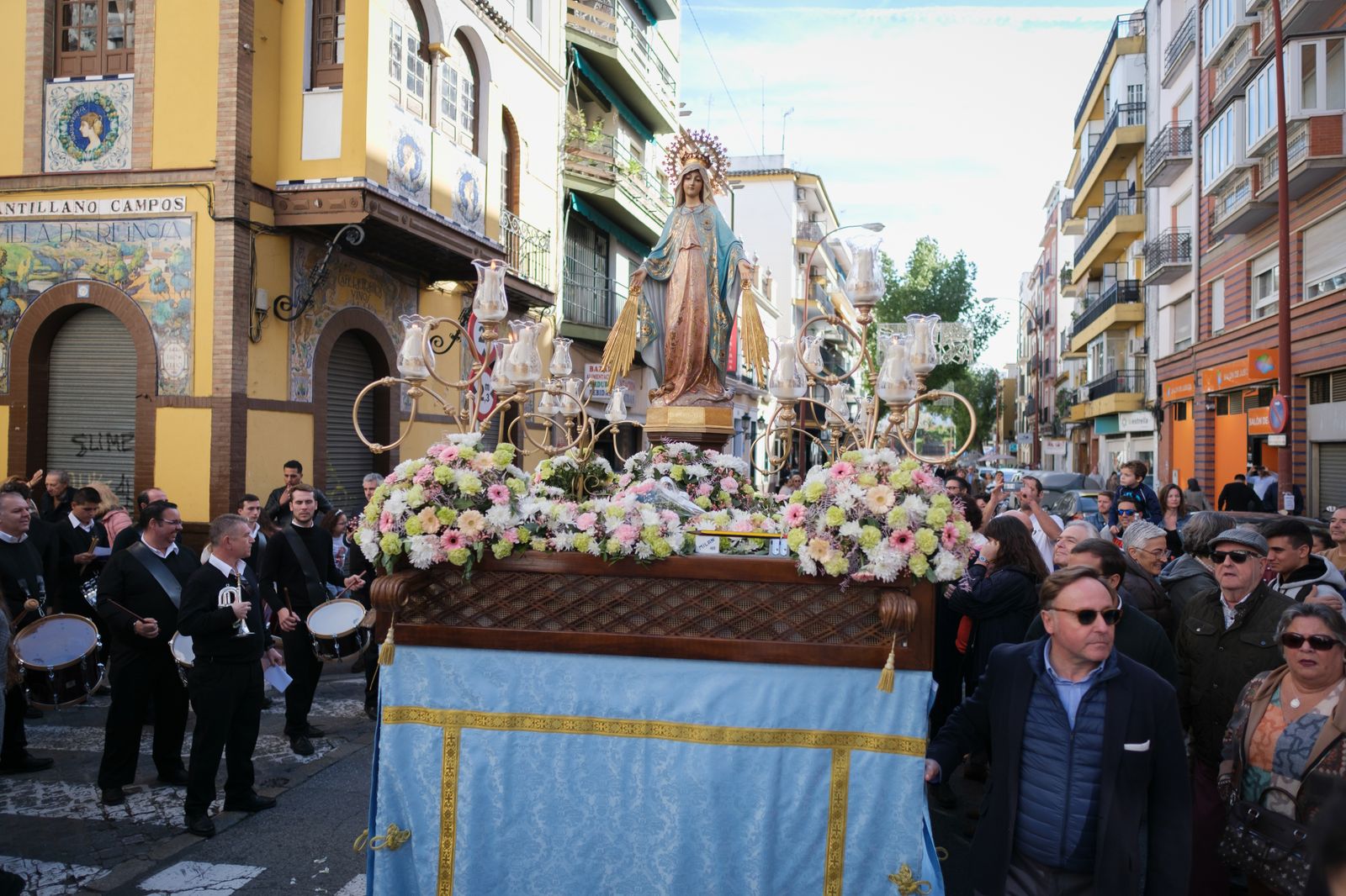 Las imágenes de la procesión de la Virgen Milagrosa de Triana