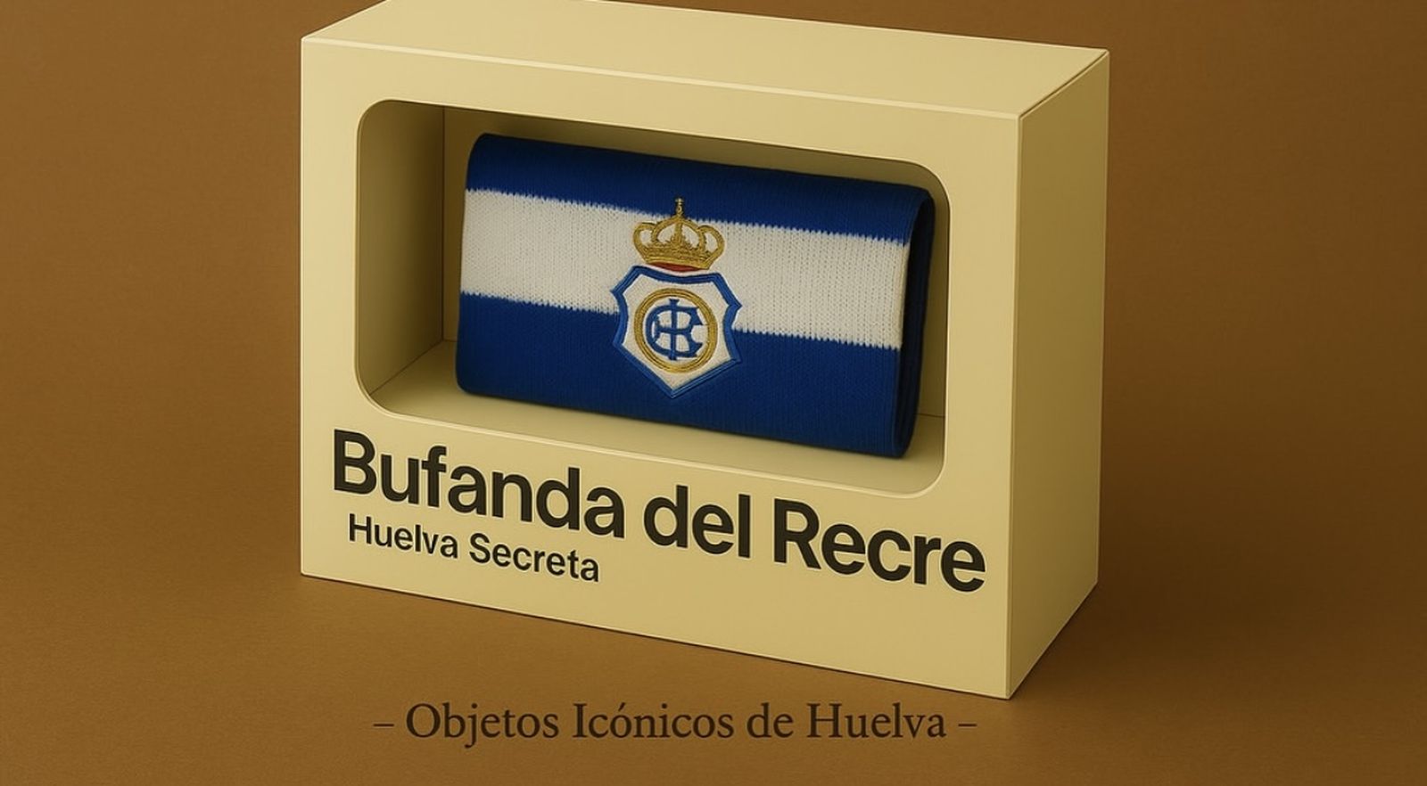 Así se vería Huelva si fuese un coleccionable