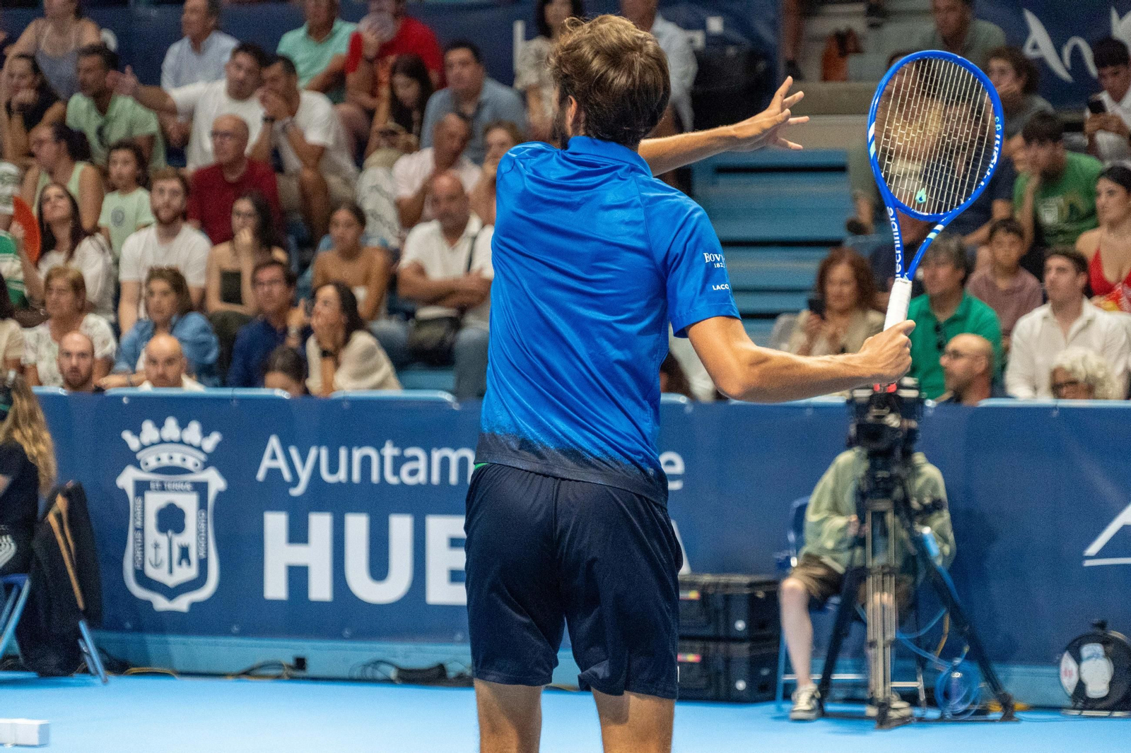Imágenes de la final masculina de la Copa del Rey de tenis entre Daniil Medvedev y Alejandro Davidovich