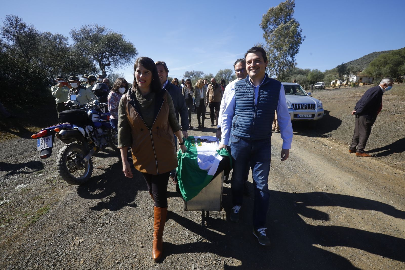 La suelta de la lincesa Salema en el Guadalmellato de Córdoba, en fotografías.