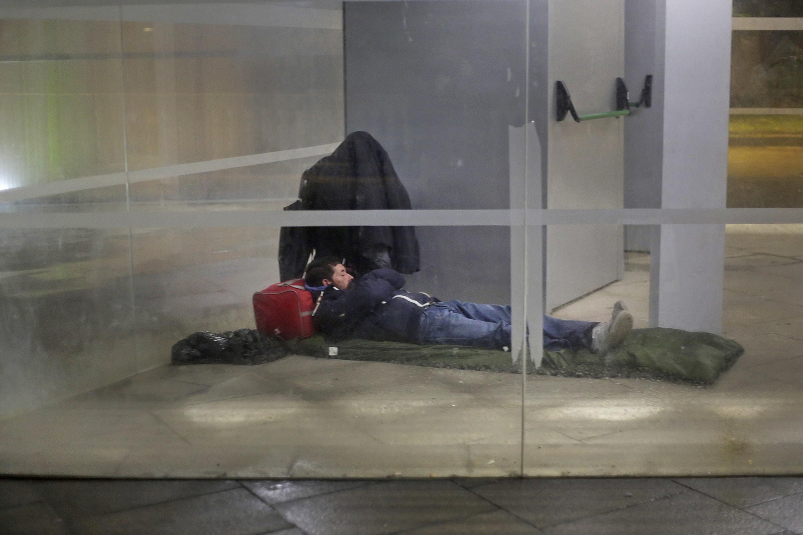 Reportaje gráfico sobre los sin techo