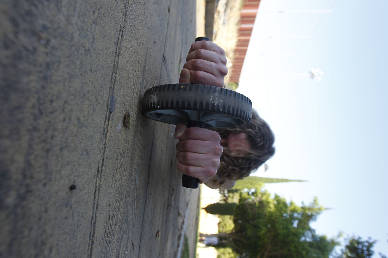 Entrenamiento del CD Atletas de Almería en el parque de Los Molinos