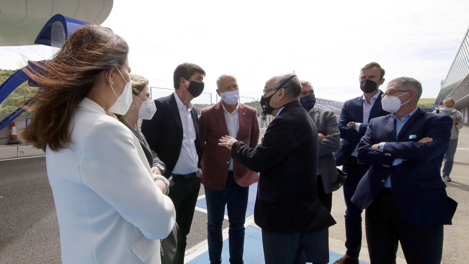 Presentación del G.P. de España en el Circuito de Jerez - Ángel Nieto